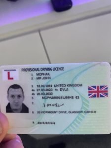 UK DRIVING LICENCE