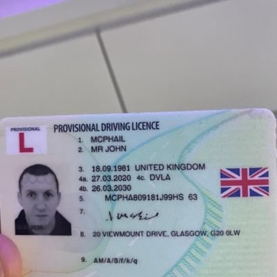 UK DRIVING LICENCE