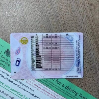 Buy UK drivers license